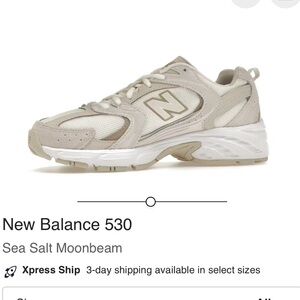 New Balance 530 sea salt moonbeam